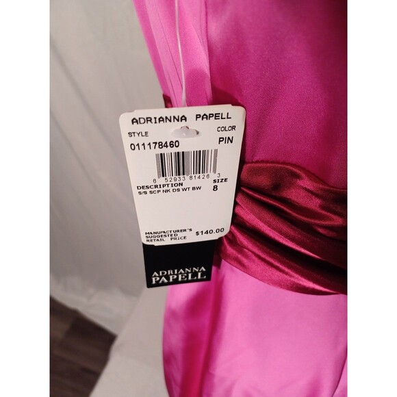 ADRIANNA PAPELL ZIPPER MIDI DRESS - Picture 3 of 6